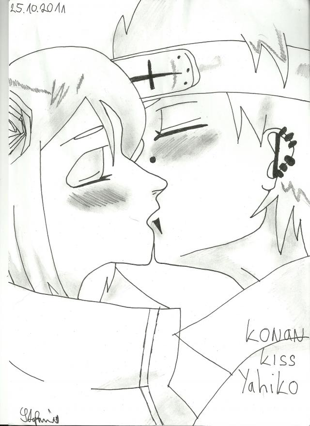 Konan & Yahiko Kiss